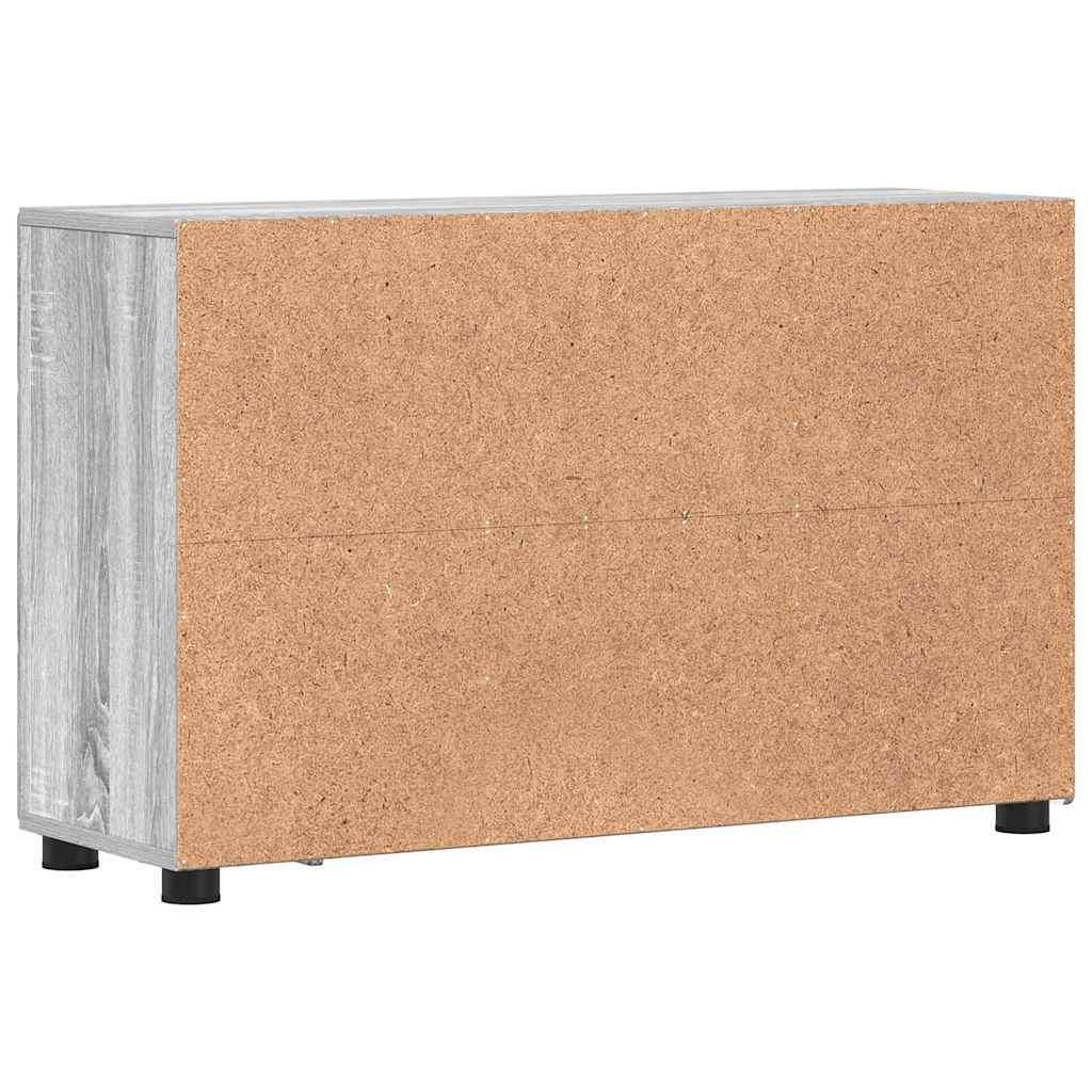 Πλαϊνό γραφείο FLORIN Γκρίζο Σονομα 88,5 x 30,5 x 55,5 εκ - Pakobazaar