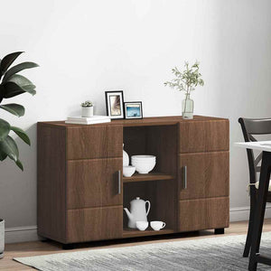 Πλαϊνό γραφείο FLORIN 88,5 x 30,5 x 55,5 εκ Καφέ δρυς - Pakobazaar