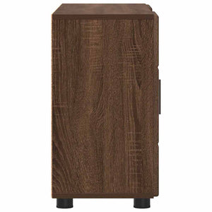 Πλαϊνό γραφείο FLORIN 88,5 x 30,5 x 55,5 εκ Καφέ δρυς - Pakobazaar