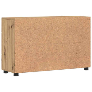 Πλαϊνό γραφείο με ράφι FLORIN Artisan Oak 88,5 x 30,5 x 55,5 εκ - Pakobazaar