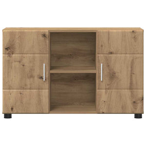Πλαϊνό γραφείο με ράφι FLORIN Artisan Oak 88,5 x 30,5 x 55,5 εκ - Pakobazaar