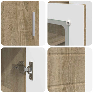 Ξύλινο Ντουλάπι με αποθήκευση Δρύς Sonoma 88,5 x 30,5 x 73 εκ - Pakobazaar