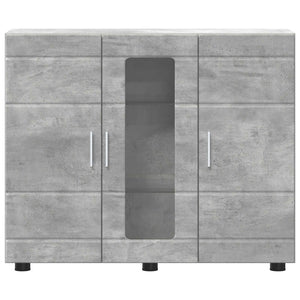 Ξύλινο Ντουλάπι Σκυρόδεμα Γκρι 88,5 x 30,5 x 73 εκ - Pakobazaar