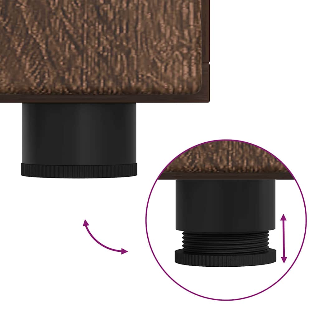 Ξύλινο Ντουλάπι με αποθήκευση Καφέ δρυς 88,5 x 30,5 x 73 εκ - Pakobazaar