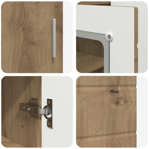 Ξύλινο Ντουλάπι με αποθήκευση Artisan Oak 88,5 x 30,5 x 73 εκ - Pakobazaar
