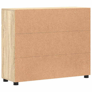 Πλαϊνό γραφείο με ράφι FLORIN Δρύς Sonoma 88,5 x 30,5 x 73 εκ - Pakobazaar