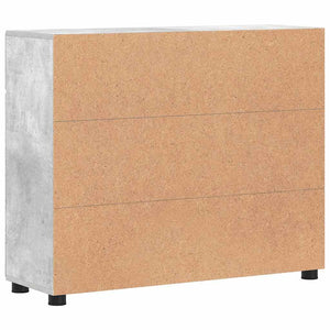 Πλαϊνό γραφείο FLORIN Σκυρόδεμα Γκρι 88,5 x 30,5 x 73 εκ - Pakobazaar