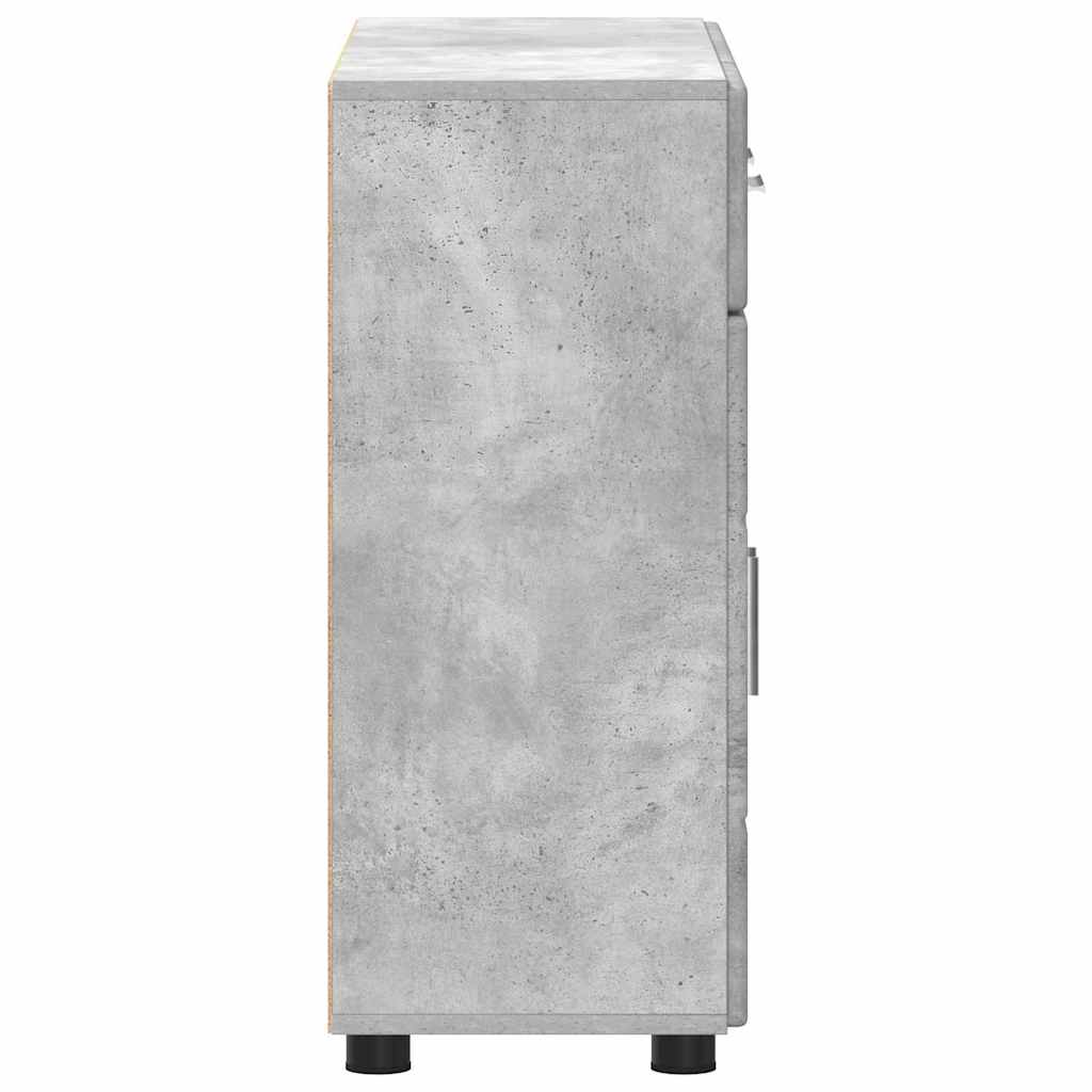 Πλαϊνό γραφείο FLORIN Σκυρόδεμα Γκρι 88,5 x 30,5 x 73 εκ - Pakobazaar