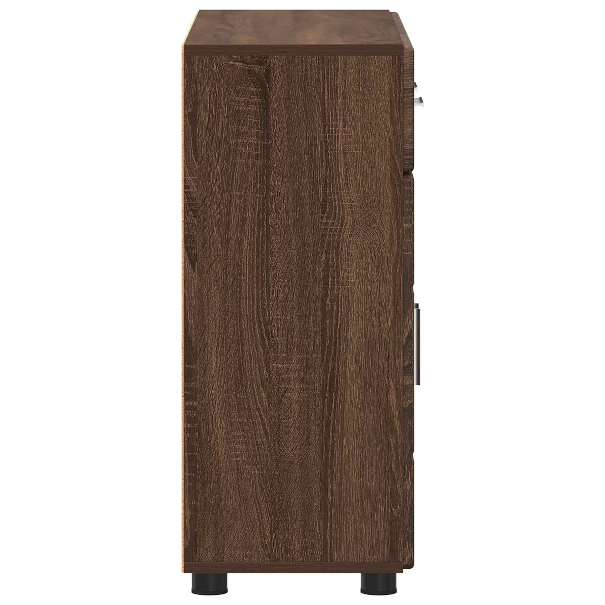 Πλαϊνό γραφείο FLORIN 88,5 x 30,5 x 73 εκ Καφέ δρυς
