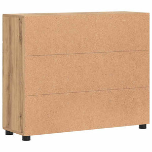 Πλαϊνό γραφείο με ράφι FLORIN Artisan Oak 88,5 x 30,5 x 73 εκ - Pakobazaar