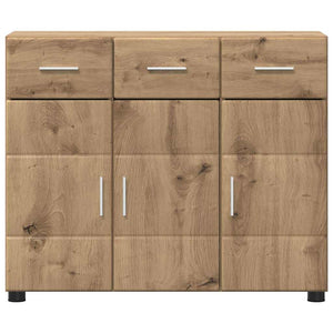 Πλαϊνό γραφείο με ράφι FLORIN Artisan Oak 88,5 x 30,5 x 73 εκ - Pakobazaar