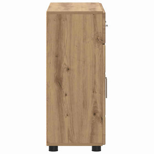 Πλαϊνό γραφείο με ράφι FLORIN Artisan Oak 88,5 x 30,5 x 73 εκ - Pakobazaar