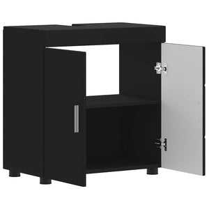 Σετ Ντουλαπιών Μπάνιου TULUM Μαύρο 60 x 34 x 63 εκ - Pakobazaar