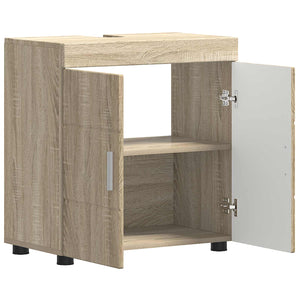 Σετ Ντουλαπιών Μπάνιου TULUM Δρύς Sonoma 60 x 34 x 63 εκ - Pakobazaar