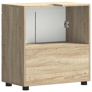 Σετ Ντουλαπιών Μπάνιου TULUM Δρύς Sonoma 60 x 34 x 63 εκ - Pakobazaar