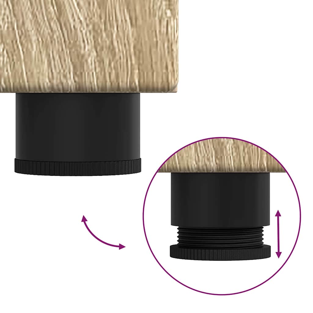 Σετ Ντουλαπιών Μπάνιου TULUM Δρύς Sonoma 60 x 34 x 63 εκ - Pakobazaar