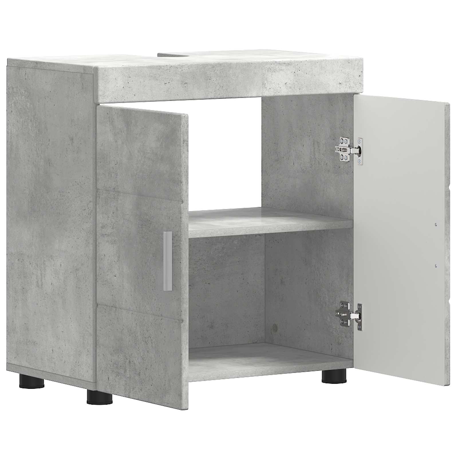 Σετ Ντουλαπιών Μπάνιου TULUM Σκυρόδεμα Γκρι 60 x 34 x 63 εκ - Pakobazaar