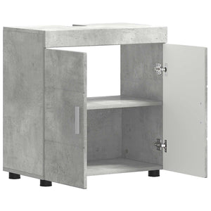 Σετ Ντουλαπιών Μπάνιου TULUM Σκυρόδεμα Γκρι 60 x 34 x 63 εκ - Pakobazaar