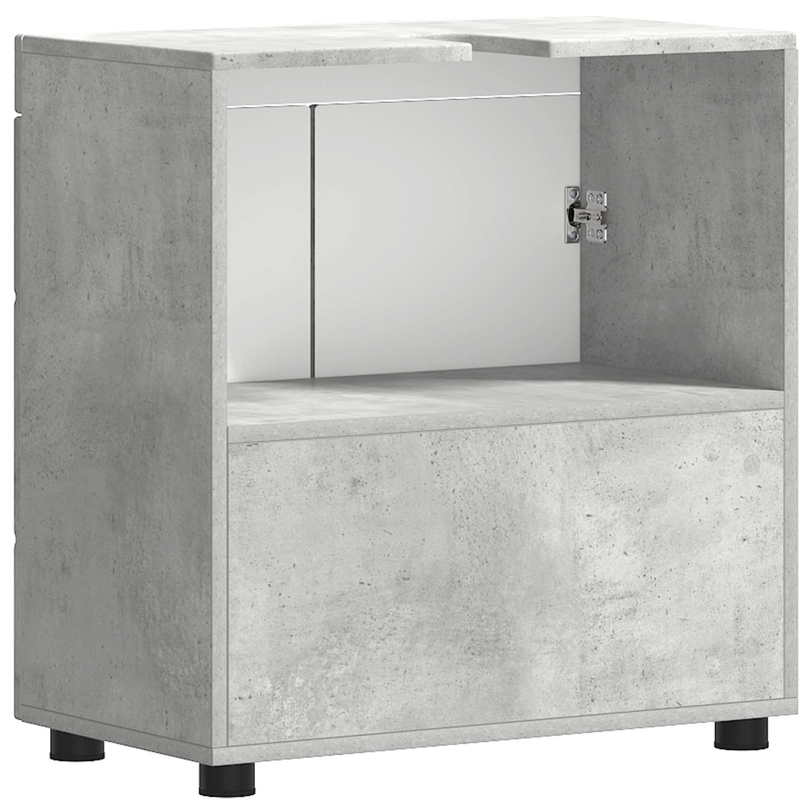 Σετ Ντουλαπιών Μπάνιου TULUM Σκυρόδεμα Γκρι 60 x 34 x 63 εκ - Pakobazaar