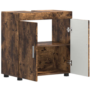 Σετ Ντουλαπιών Μπάνιου TULUM Καπνιστό Δρύς 60 x 34 x 63 εκ - Pakobazaar