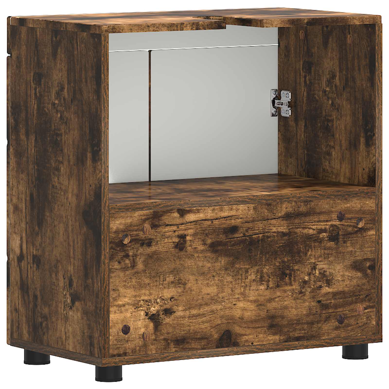 Σετ Ντουλαπιών Μπάνιου TULUM Καπνιστό Δρύς 60 x 34 x 63 εκ - Pakobazaar