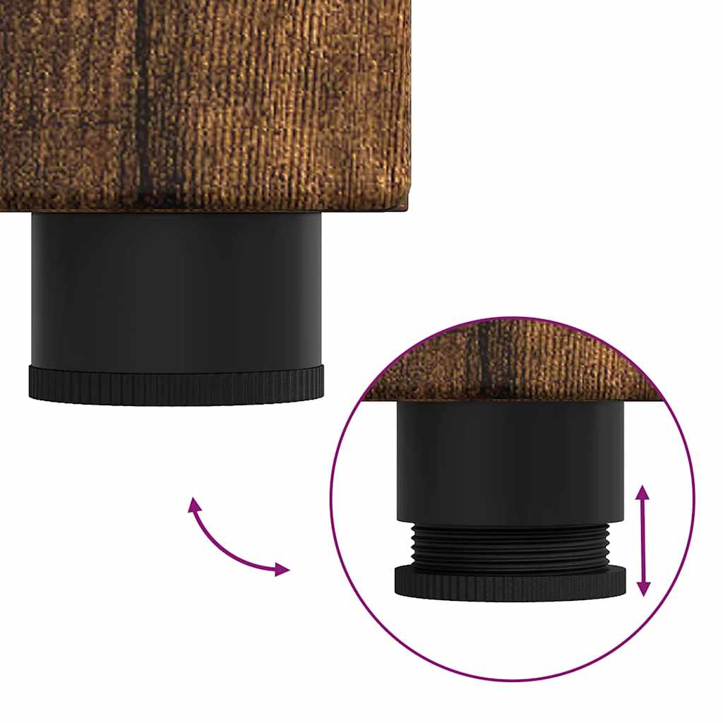 Σετ Ντουλαπιών Μπάνιου TULUM Καπνιστό Δρύς 60 x 34 x 63 εκ - Pakobazaar