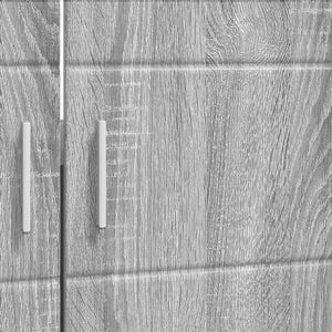 Σετ Ντουλαπιών Μπάνιου TULUM Γκρίζο Σονομα 60 x 34 x 63 εκ - Pakobazaar