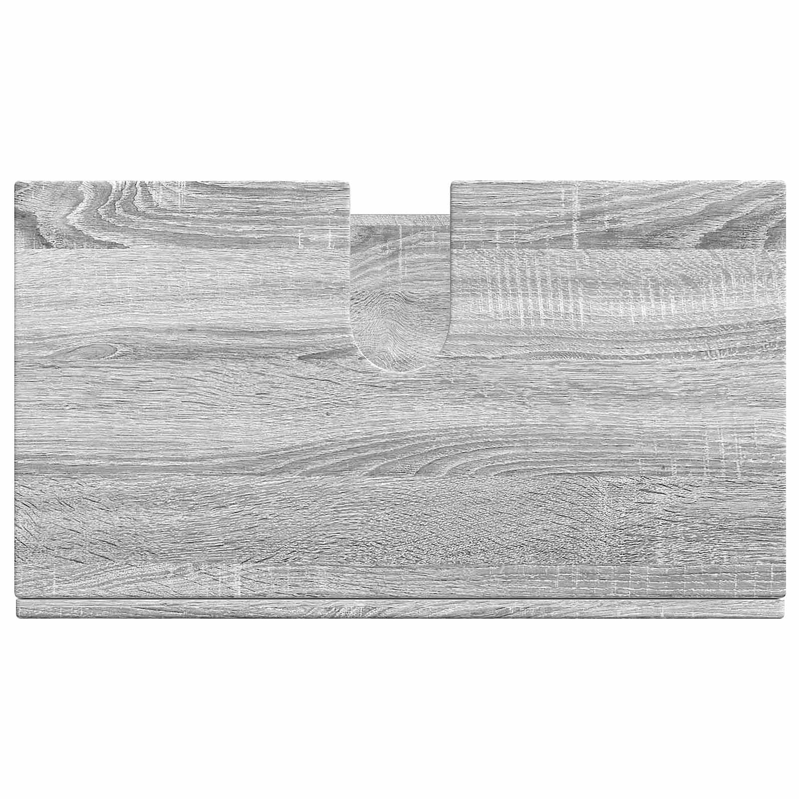 Σετ Ντουλαπιών Μπάνιου TULUM Γκρίζο Σονομα 60 x 34 x 63 εκ - Pakobazaar
