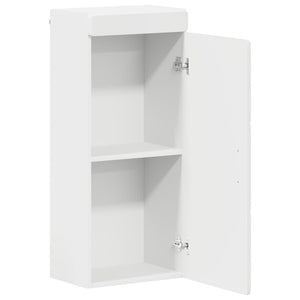 Ντουλάπα τοίχου μπάνιου με ράφι TULUM Λευκό 37 x 24,5 x 86 εκ - Pakobazaar