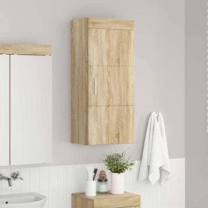 Ντουλάπα τοίχου μπάνιου TULUM Δρύς Sonoma 37 x 24,5 x 86 εκ