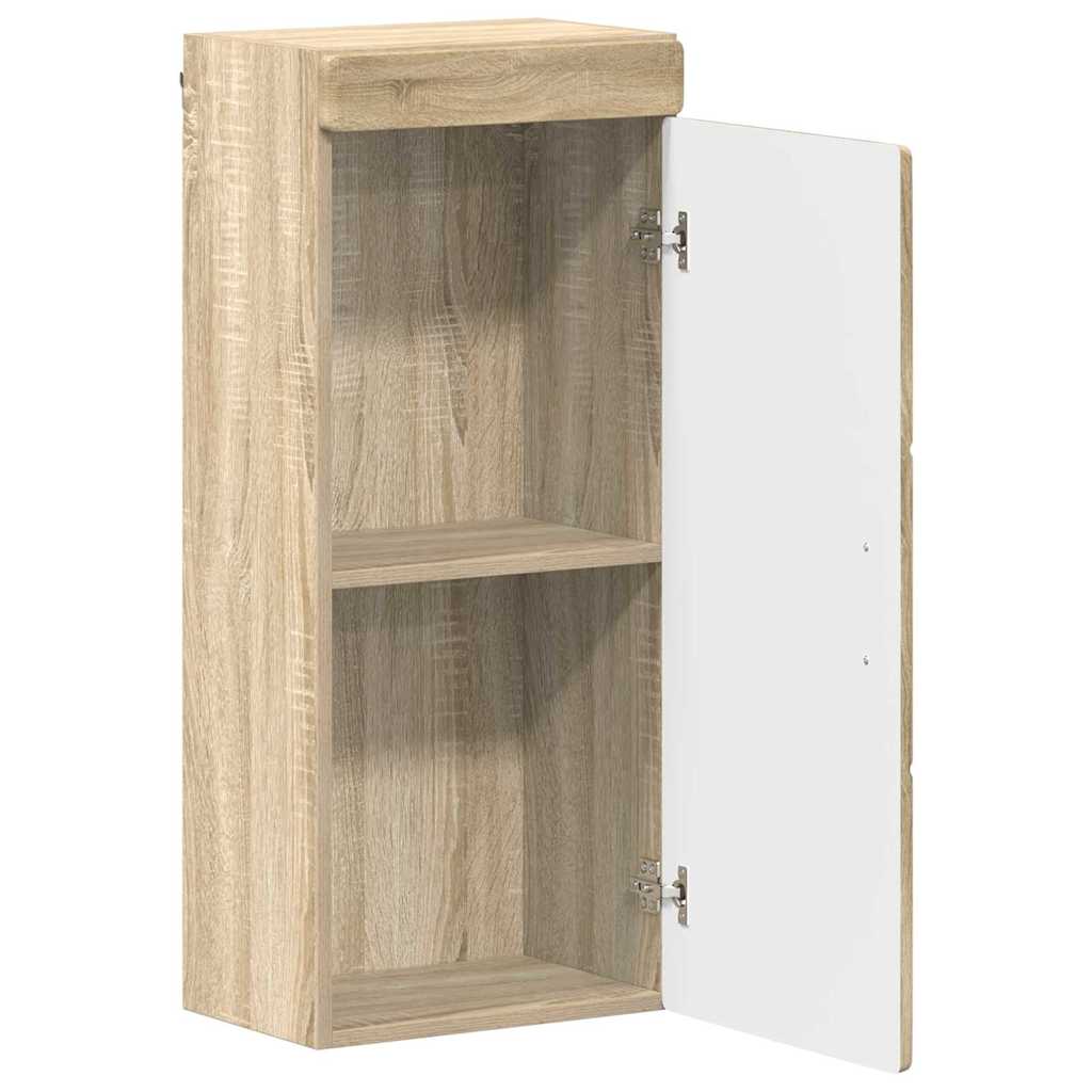Ντουλάπα τοίχου μπάνιου TULUM Δρύς Sonoma 37 x 24,5 x 86 εκ