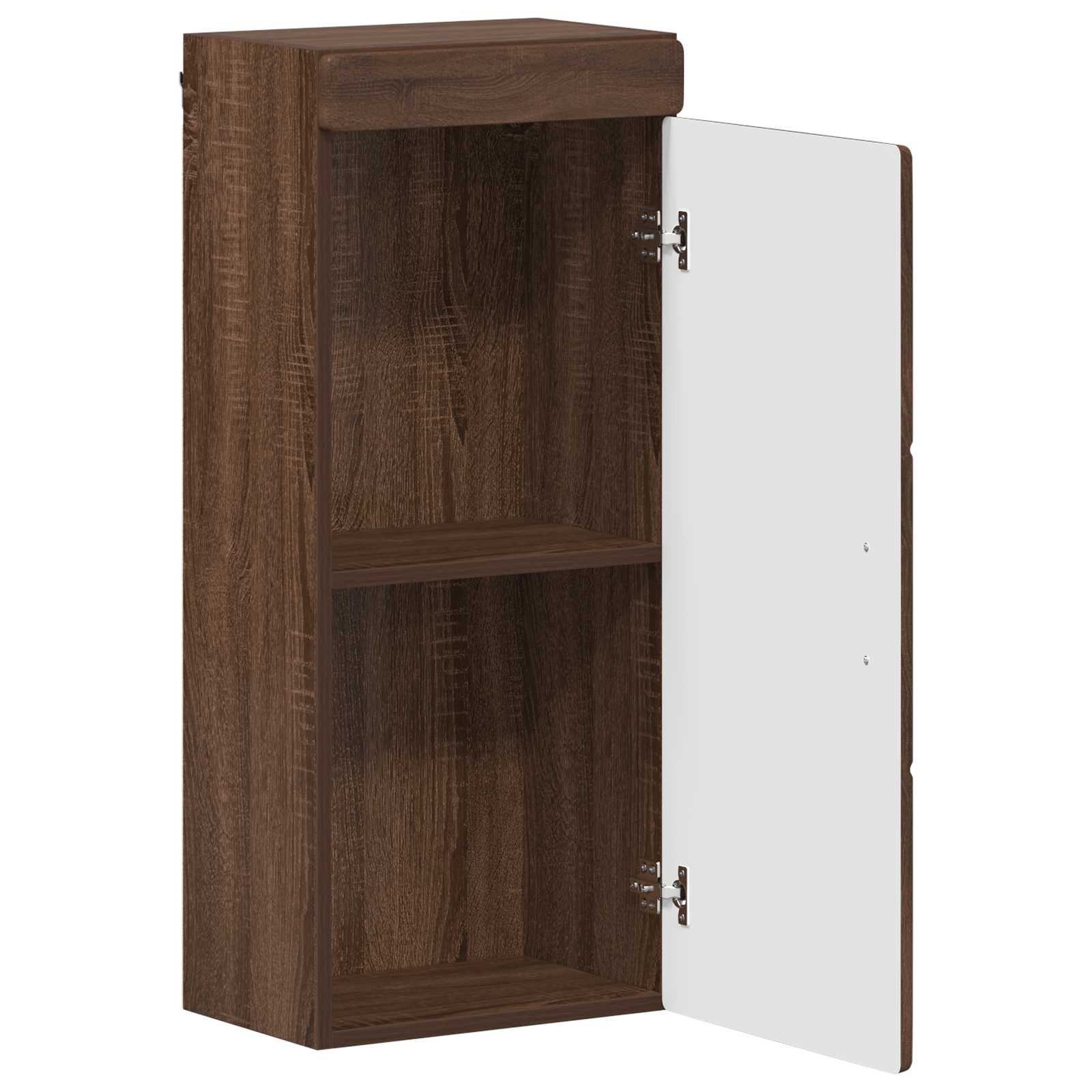 Ντουλάπα τοίχου μπάνιου TULUM Καφέ δρυς 37 x 24,5 x 86 εκ