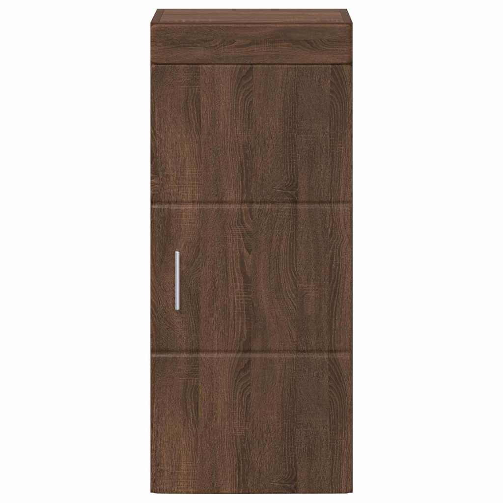 Ντουλάπα τοίχου μπάνιου TULUM Καφέ δρυς 37 x 24,5 x 86 εκ