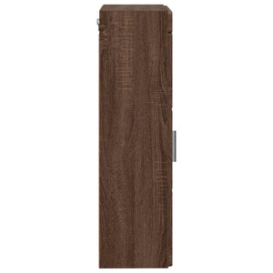 Ντουλάπα τοίχου μπάνιου TULUM Καφέ δρυς 37 x 24,5 x 86 εκ