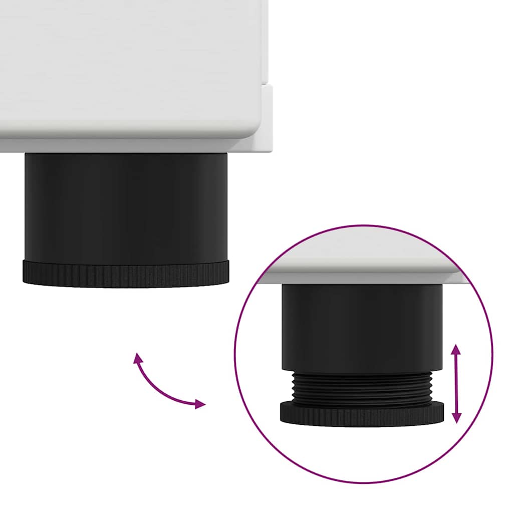 Σετ Ντουλαπιών Μπάνιου με συρτάρι TULUM Λευκό 37 x 31,5 x 82 εκ - Pakobazaar