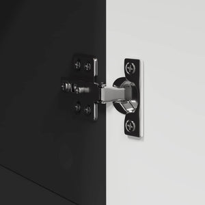 Σετ Ντουλαπιών Μπάνιου με συρτάρι TULUM Μαύρο 37 x 31,5 x 82 εκ - Pakobazaar