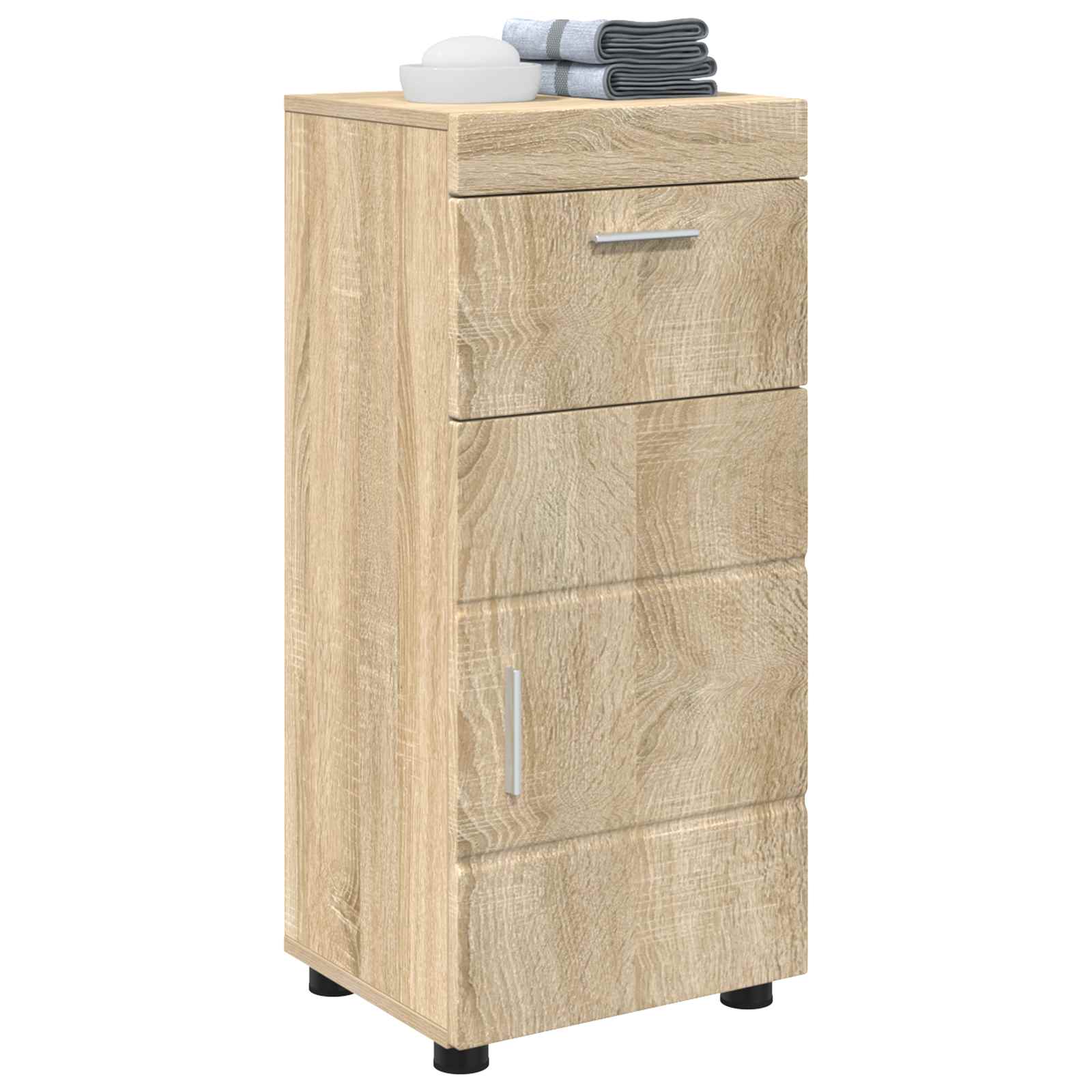 Σετ Ντουλαπιών Μπάνιου TULUM Δρύς Sonoma 37 x 31,5 x 82 εκ - Pakobazaar