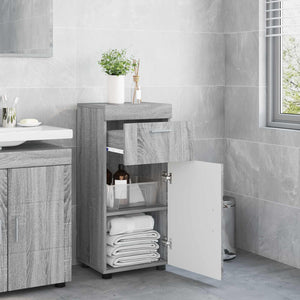Σετ Ντουλαπιών Μπάνιου TULUM Γκρίζο Σονομα 37 x 31,5 x 82 εκ - Pakobazaar