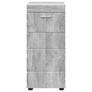 Σετ Ντουλαπιών Μπάνιου TULUM Γκρίζο Σονομα 37 x 31,5 x 82 εκ - Pakobazaar