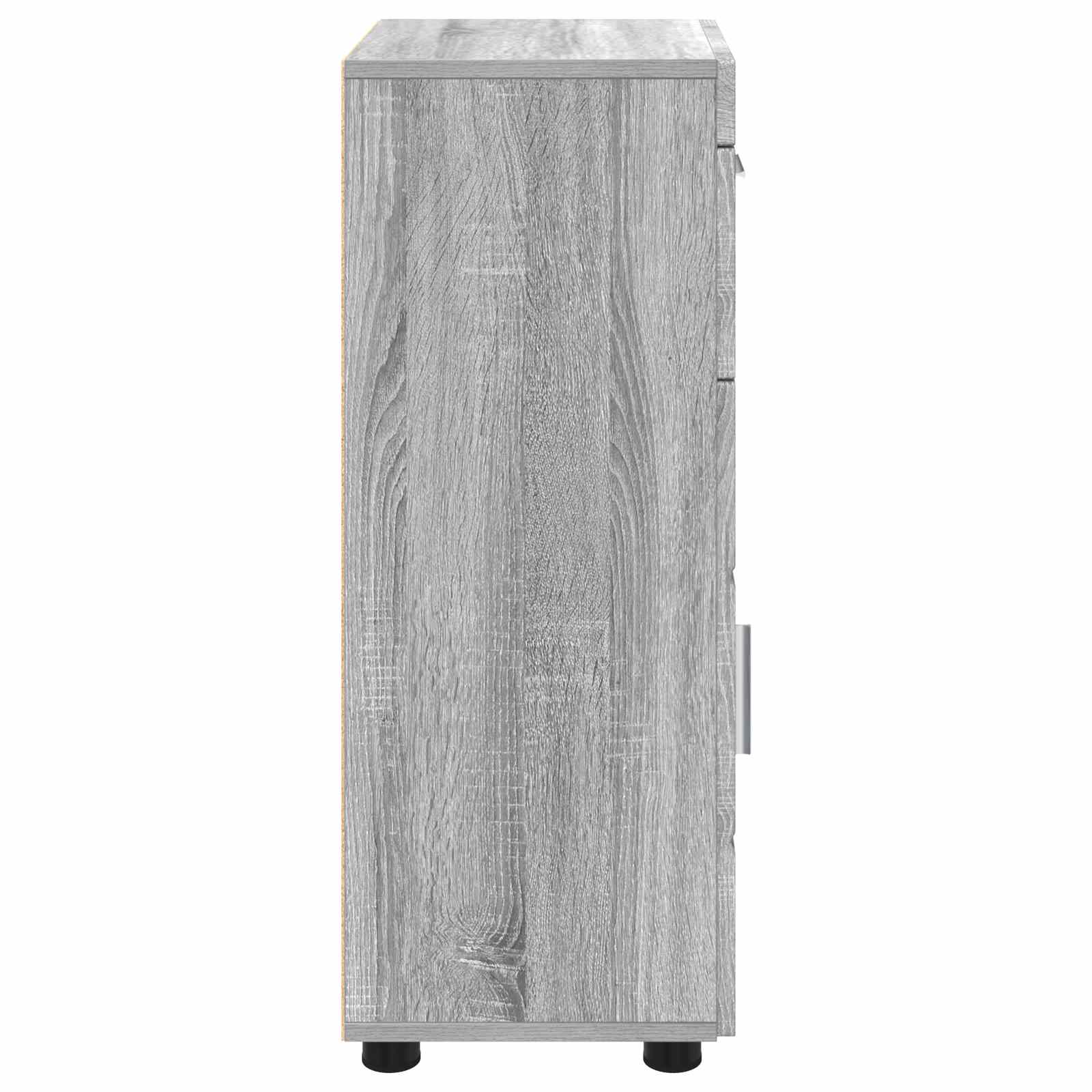 Σετ Ντουλαπιών Μπάνιου TULUM Γκρίζο Σονομα 37 x 31,5 x 82 εκ - Pakobazaar