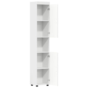 Σετ Ντουλαπιών Μπάνιου TULUM Λευκό 37 x 31,5 x 203 εκ - Pakobazaar