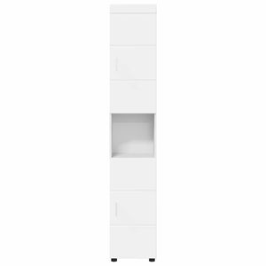 Σετ Ντουλαπιών Μπάνιου TULUM Λευκό 37 x 31,5 x 203 εκ - Pakobazaar