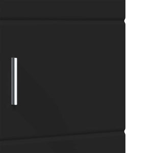 Σετ Ντουλαπιών Μπάνιου TULUM Μαύρο 37 x 31,5 x 203 εκ - Pakobazaar