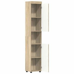 Σετ Ντουλαπιών Μπάνιου TULUM Δρύς Sonoma 37 x 31,5 x 203 εκ - Pakobazaar
