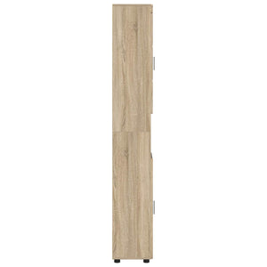 Σετ Ντουλαπιών Μπάνιου TULUM Δρύς Sonoma 37 x 31,5 x 203 εκ - Pakobazaar