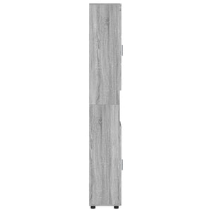 Σετ Ντουλαπιών Μπάνιου TULUM Γκρίζο Σονομα 37 x 31,5 x 203 εκ - Pakobazaar