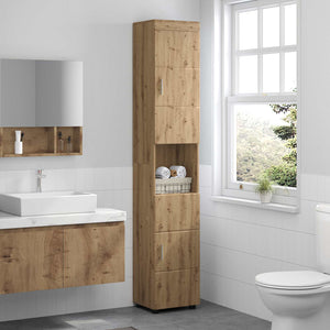 Σετ Ντουλαπιών Μπάνιου TULUM Artisan Oak 37 x 31,5 x 203 εκ - Pakobazaar