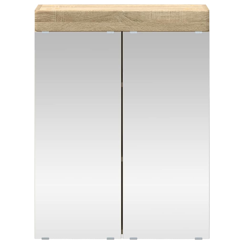 Καθρέφτης Ντουλάπα Μπάνιου TULUM Δρύς Sonoma 60 x 16,5 x 78 εκ - Pakobazaar