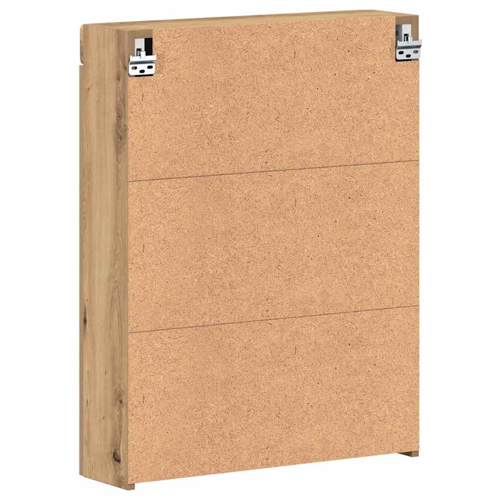 Καθρέφτης Ντουλάπα Μπάνιου TULUM Artisan Oak 60 x 16,5 x 78 εκ - Pakobazaar
