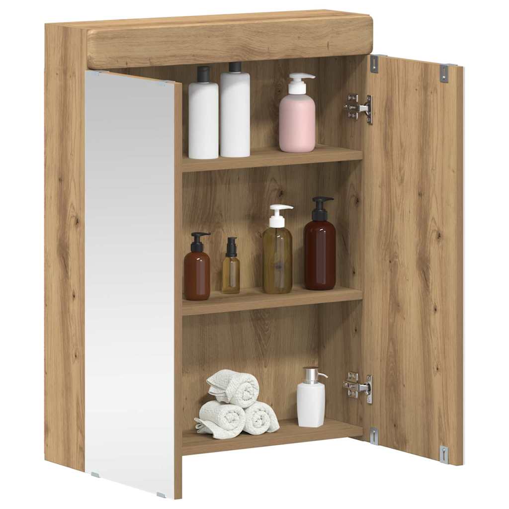Καθρέφτης Ντουλάπα Μπάνιου TULUM Artisan Oak 60 x 16,5 x 78 εκ - Pakobazaar